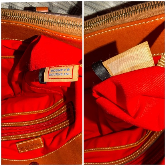 Dooney & Bourke Pink Pebbled Leather Double Zip Satchel Purse - Picture 3 of 16